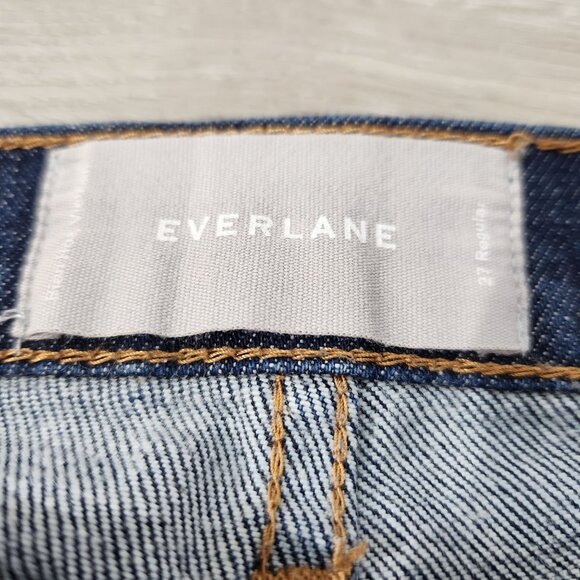 Everlane High Rise Skinny Jeans Medium Wash Blue Women's Size 27 Regular - Picture 8 of 10